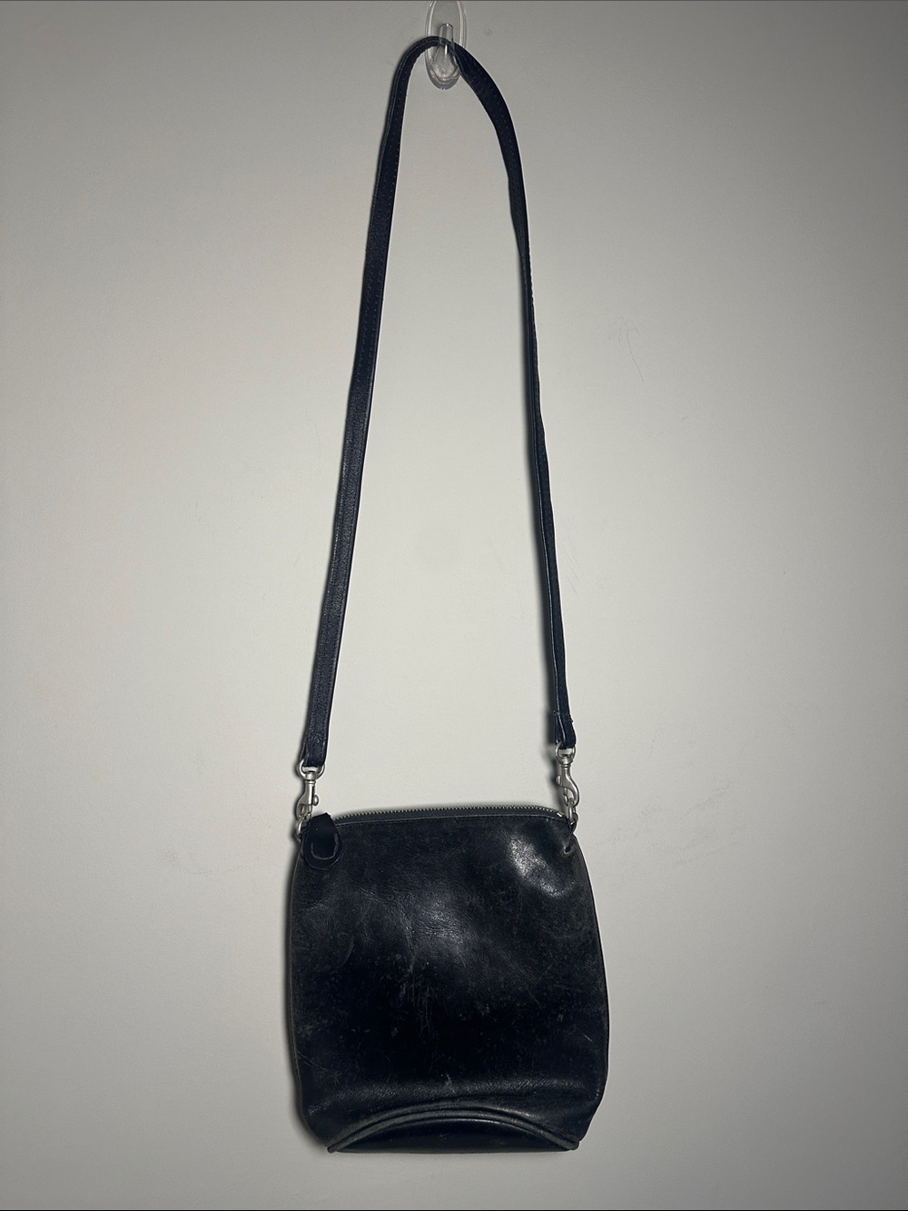 Gap vintage leather Black crossbody Bag
